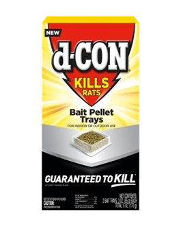 D-Con Bait Station, Refillable - 2 pack, 14 g baits