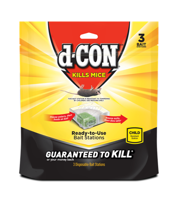  d-CON No View, No Touch Covered Mouse Trap, 2 Traps