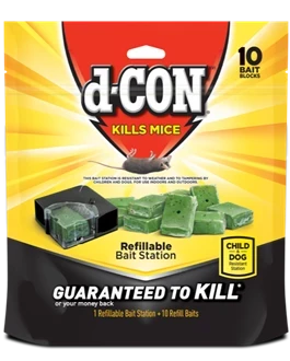 d-Con Disposable Mouse Bait Stations 